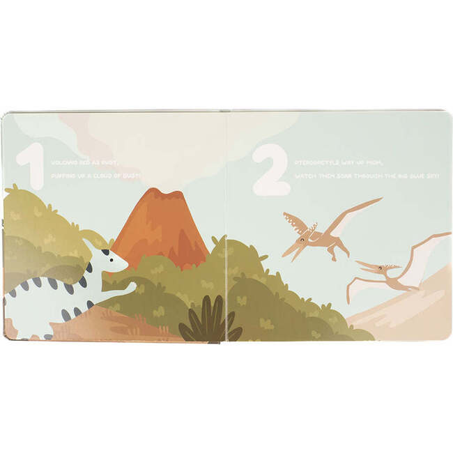 Lucy's Room Dino Count 1-2-3! Board Book Green/Multi