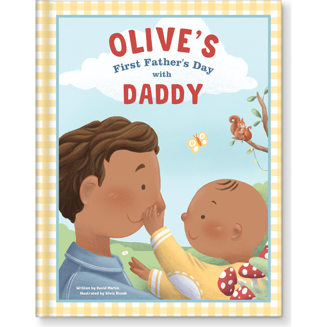 First Father's Day Personalized Book - Medium Skin Tone