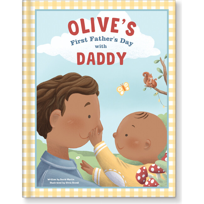 First Father's Day Personalized Book - Medium Skin Tone