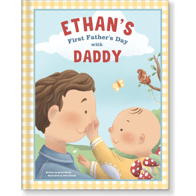 First Father's Day Personalized Book - Light Skin Tone