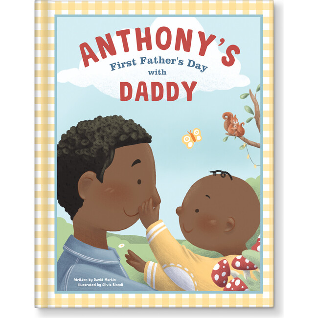 First Father's Day Personalized Book - Dark Skin Tone