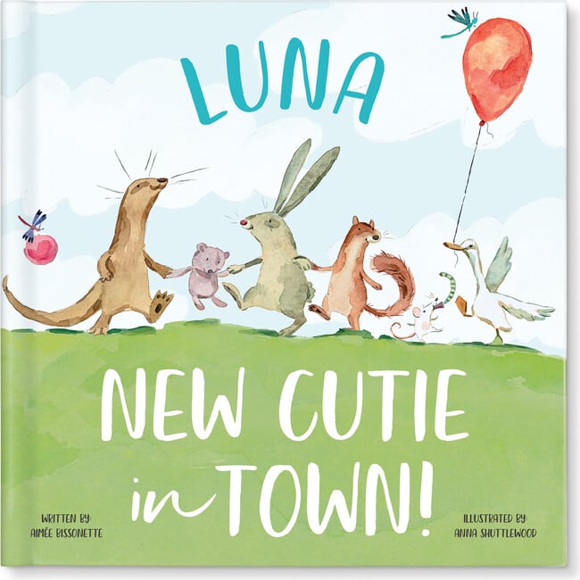 New Cutie in Town Personalized Book