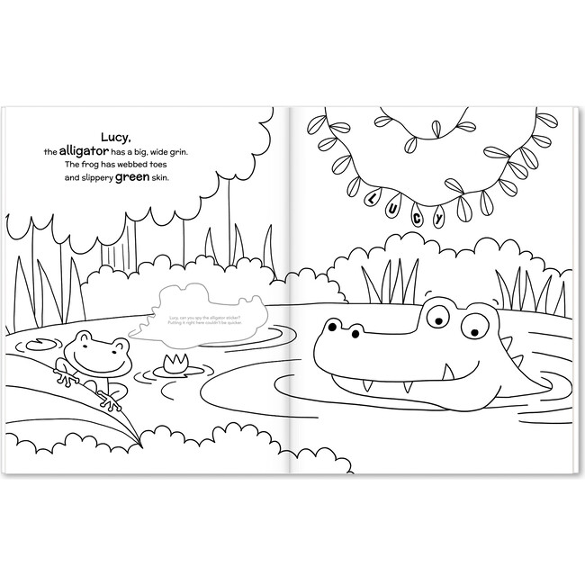 Crayola “Learn Colors" Personalized Coloring Book, Stickers and Crayons Gift Set