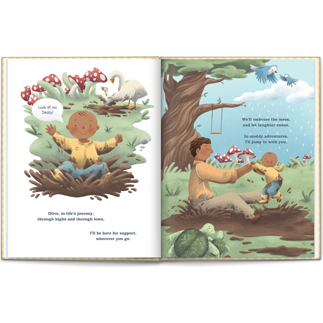 First Father's Day Personalized Book - Medium Skin Tone - Books - 8