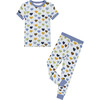Little Love Boy Valentines Day Viscose Bamboo Kids Short Sleeve Pajama Set - Pajamas - 1 - thumbnail