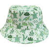 Save the Sea Turtles and Lucky Green Reversible Bucket Hat - Sun Hats - 1 - thumbnail