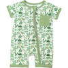 Save the Sea Turtles Bamboo Baby Shortie Romper - Rompers - 1 - thumbnail