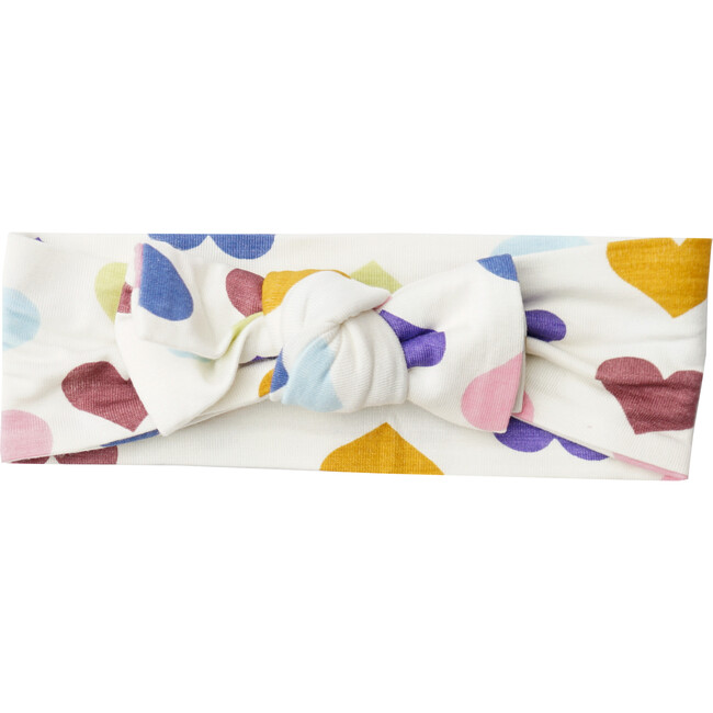 Little Love Girl Valentines Day Viscose Bamboo Headband Bow - Hair Accessories - 1