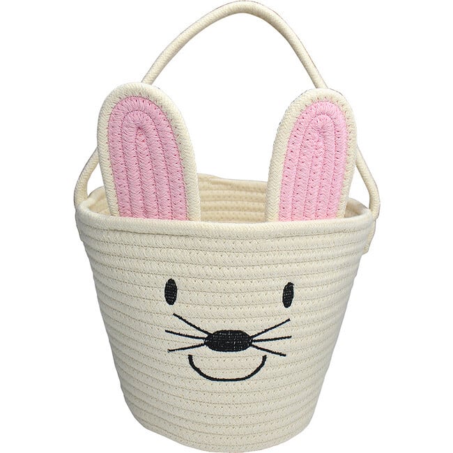 Lucy's Room Cream Bunny Rope Basket - Easter Baskets - 1