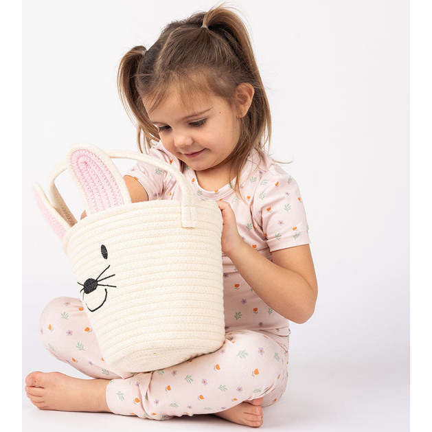 Lucy's Room Cream Bunny Rope Basket - Easter Baskets - 3