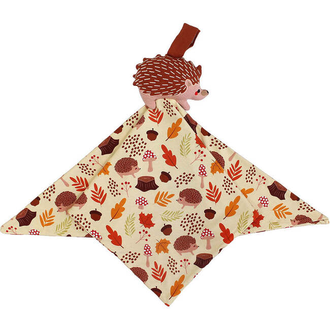 Woodland Whimsy Hedgehog Baby Lovey Yellow/Multi - Plush - 1