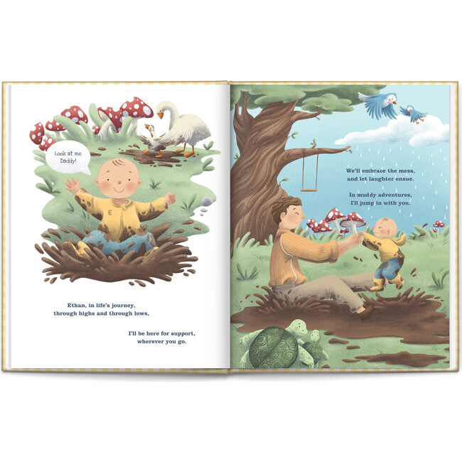 First Father's Day Personalized Book - Light Skin Tone - Books - 9