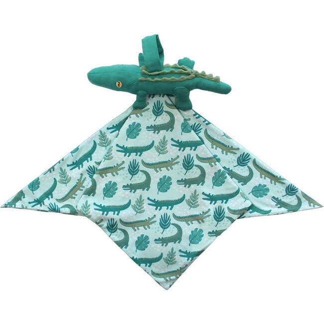Later Gator Alligator Baby Lovey Green