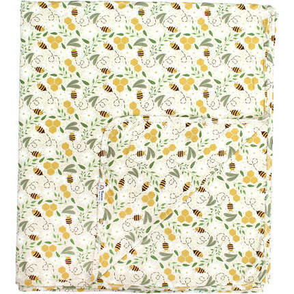 Happy Honey Bees Luxury Bamboo Blanket