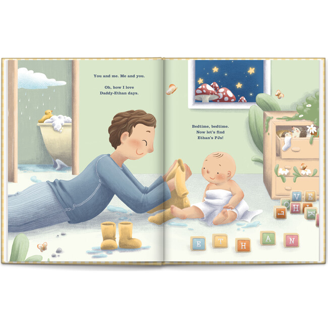 First Father's Day Personalized Book - Light Skin Tone - Books - 11