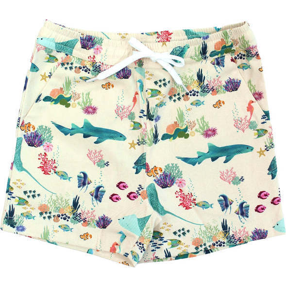 Coral Reef Boys Swim Trunks