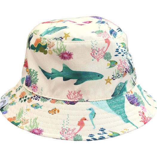 Coral Reef Reversible Bucket Hat