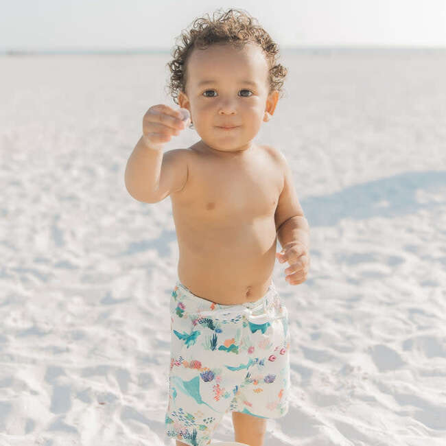 Coral Reef Boys Swim Trunks - Swim Trunks - 3
