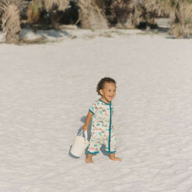 Coral Reef Bamboo Baby Shortie Romper