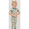 Coral Reef Bamboo Short Sleeve Kids Pajama Pants Set - Pajamas - 1 - thumbnail