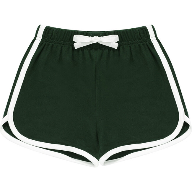 St. Patricks Day Bamboo Terry Track Shorts, Green - Shorts - 1