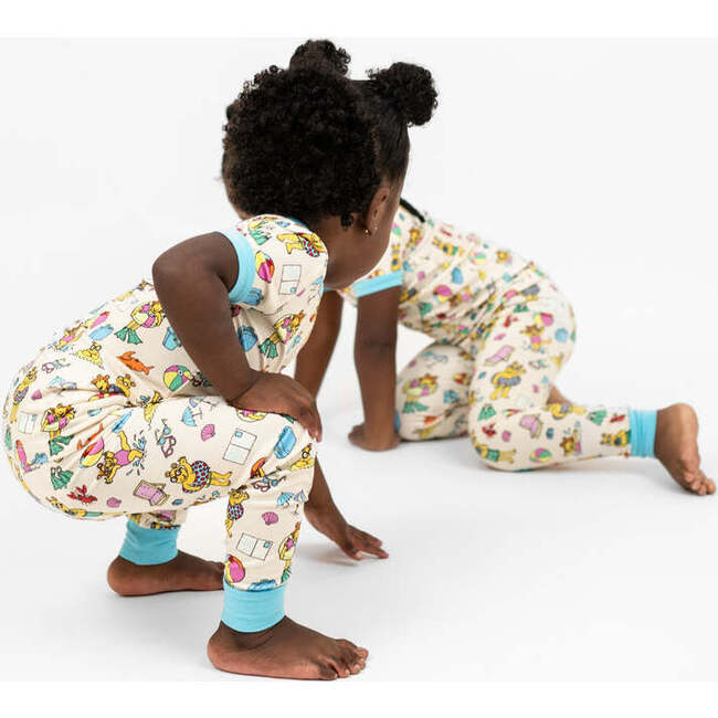 Arthur's Family Vacation Bamboo Short Sleeve Kids Pajama Pants Set - Pajamas - 3