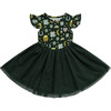Lucky Charm St. Patricks Day Bamboo Tulle Twirl Dress, Green - Dresses - 1 - thumbnail