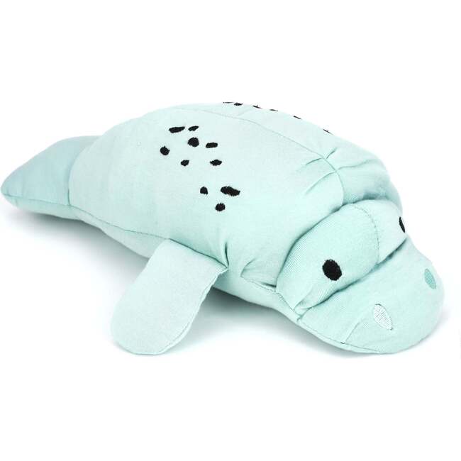 Lucy's Room Max Manatee Bamboo Stuffed Animal, Blue