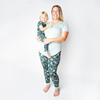 Prehistoric Friends Dinosaur Two-Piece Bamboo Short Sleeve Kids Pajama Pants Set - Pajamas - 4