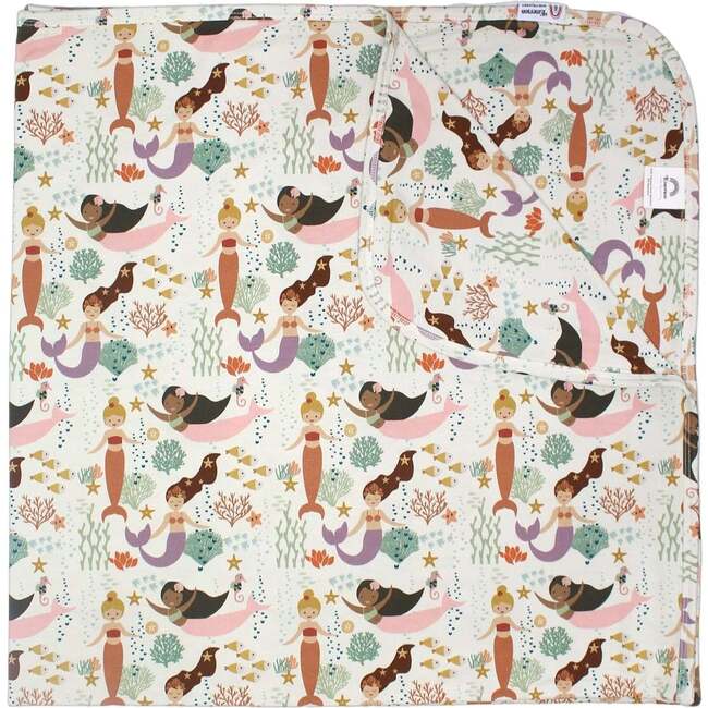 Making Waves Mermaids Luxury Bamboo Blanket