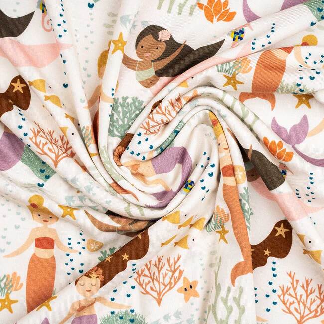 Making Waves Mermaids Luxury Bamboo Blanket