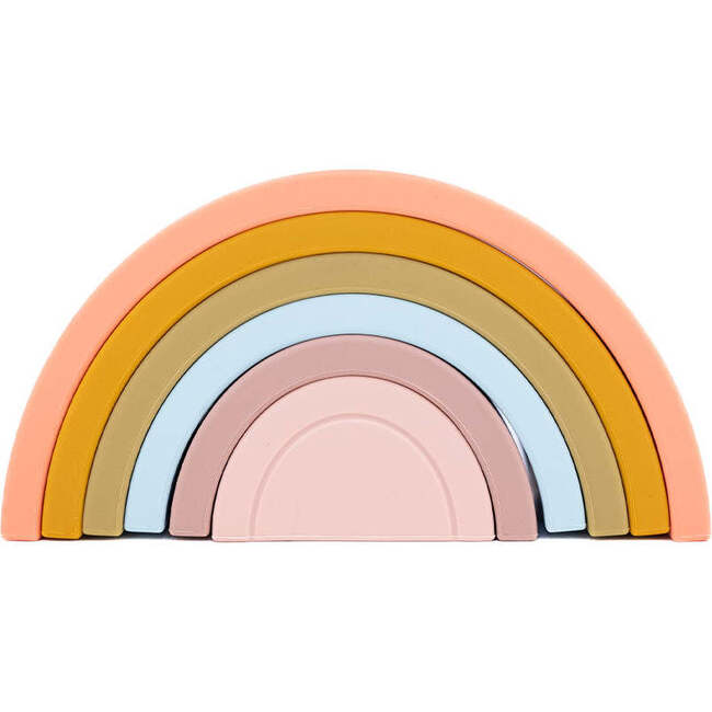 Lucy's Room Silicone Stacking Rainbow Toy Play Set - Stackers - 1