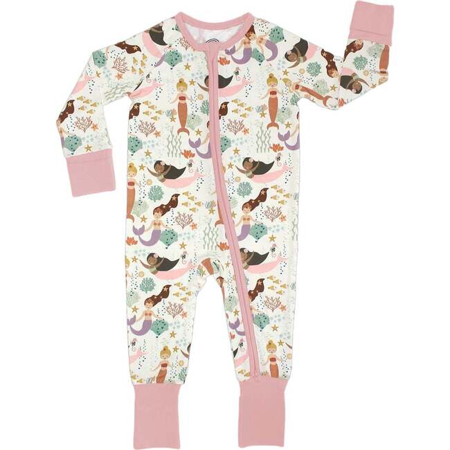 Making Waves Mermaids Bamboo Convertible Baby Pajama