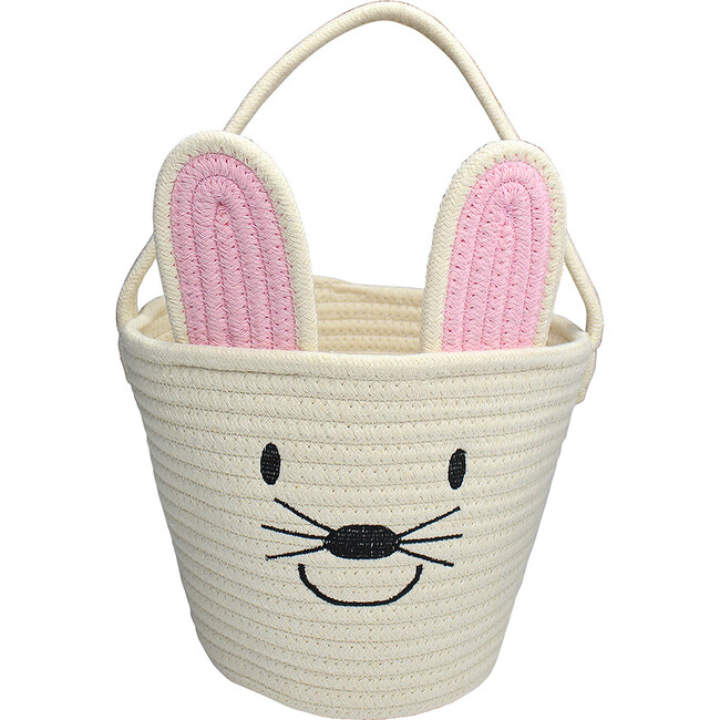 Lucy's Room Cream Bunny Rope Easter Basket - Easter Baskets - 1