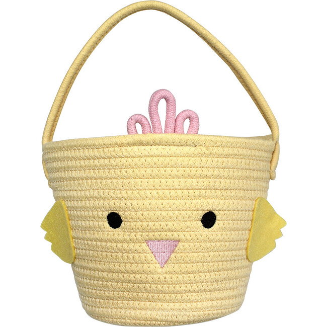 Lucy's Room Yellow Chick Rope Easter Basket - Easter Baskets - 1
