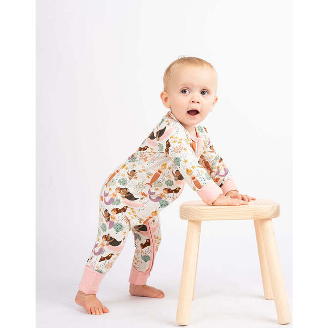 Making Waves Mermaids Bamboo Convertible Baby Pajama