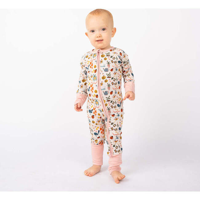 Garden Friends Bamboo Convertible Baby Pajamas