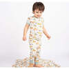 Beach Day Bamboo Short Sleeve Kids Pajama Pants Set - Pajamas - 2