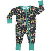 Night Forest Bamboo Convertible Baby Pajama - Pajamas - 1 - thumbnail