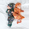 Fall Floral Bamboo Gown and Hat Newborn Baby Gift Set - Mixed Apparel Set - 4
