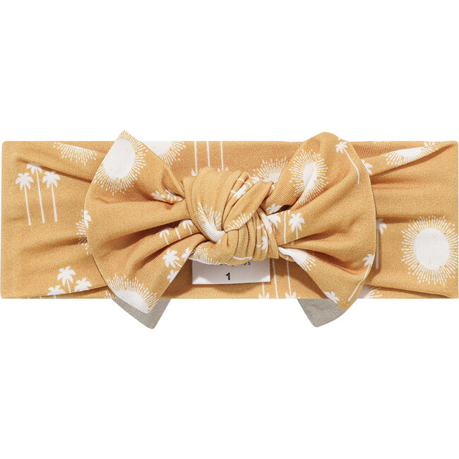 Bamboo Baby Bow Headband, Sunny Days - Headbands - 1