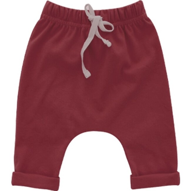 Merlot Cotton Baby Joggers - Pants - 1