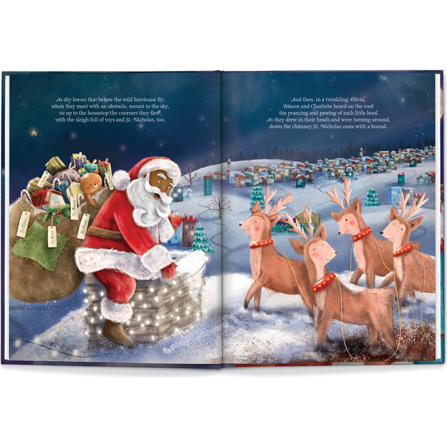 Our Family Night Before Christmas, Dark Skin Santa