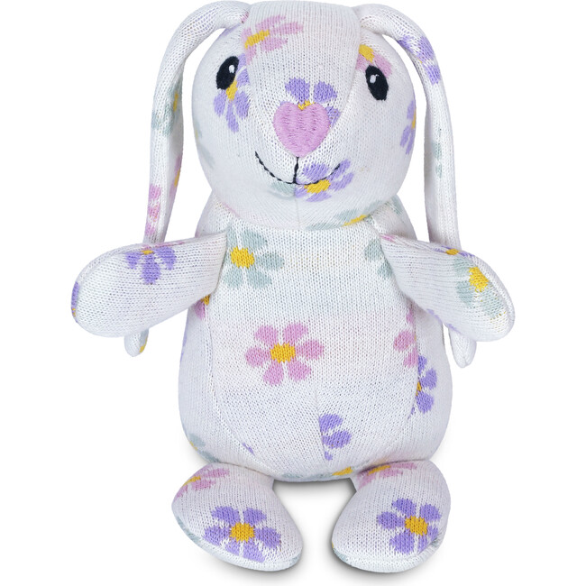Organic Knit Patterned Bunnies, Daisy Bunny