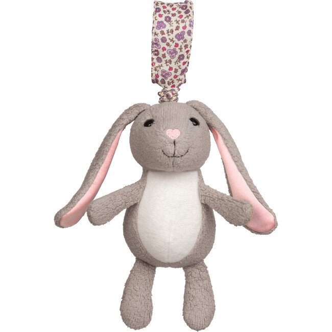 Organic Cotton Stroller Toy, Bunny - Rattles - 1