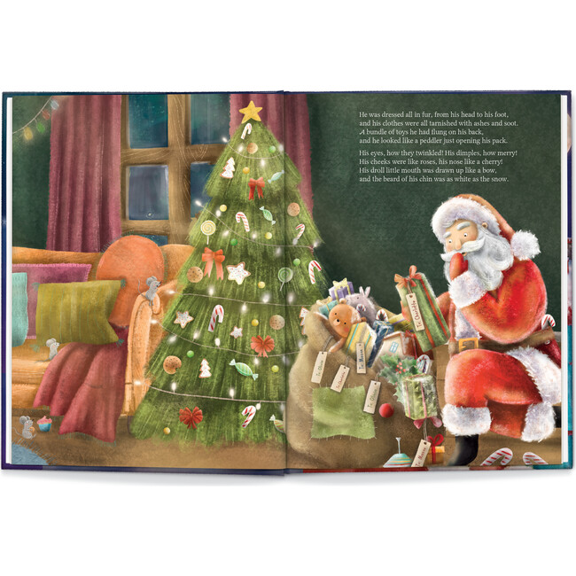 Our Family Night Before Christmas, Light Skin Santa