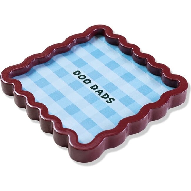 DooDads Lacquer Tray, Blue - Accents - 3