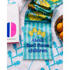 Alexa Feed the Children Dish Towel, Blue, Yellow - Washcloths & Hand Towels - 2