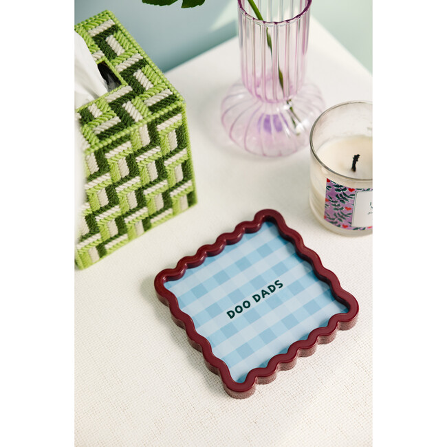 DooDads Lacquer Tray, Blue - Accents - 4