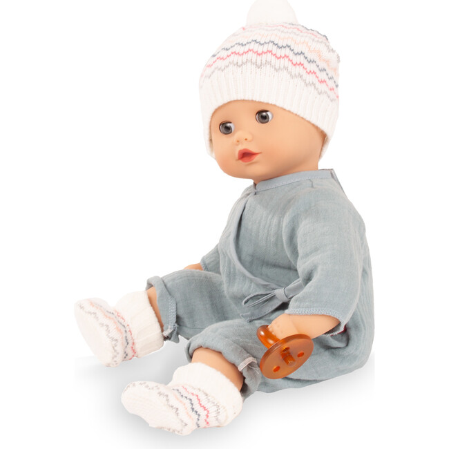 Gotz Muffin Baby Zig Zag 13.0" Soft Baby Doll with Sleeping eyes designed for children ages 18+ months